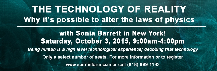 Sonia Barrett event on 10/3/15
