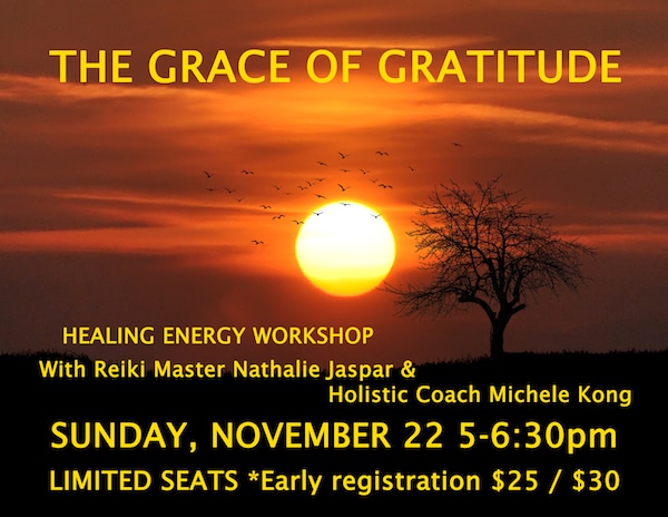 The Grace of Gratitude Healing Workshop 11/22/15