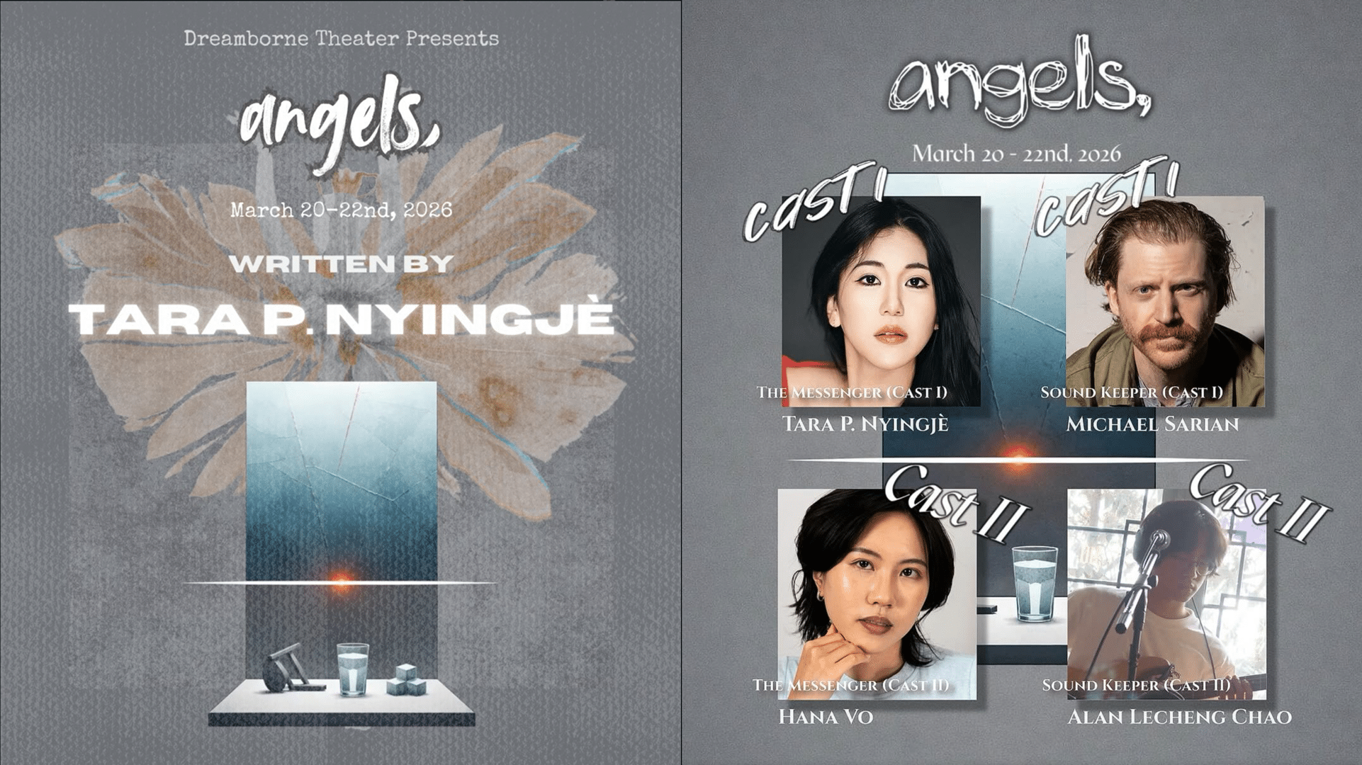 Dreamborne Theater Presents angels, a World Premiere