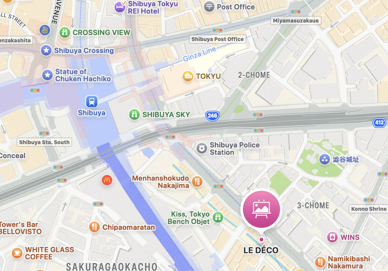 Le Deco Gallery map